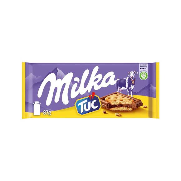 Milka Milk Chocolate with Tuc Biscuits 1