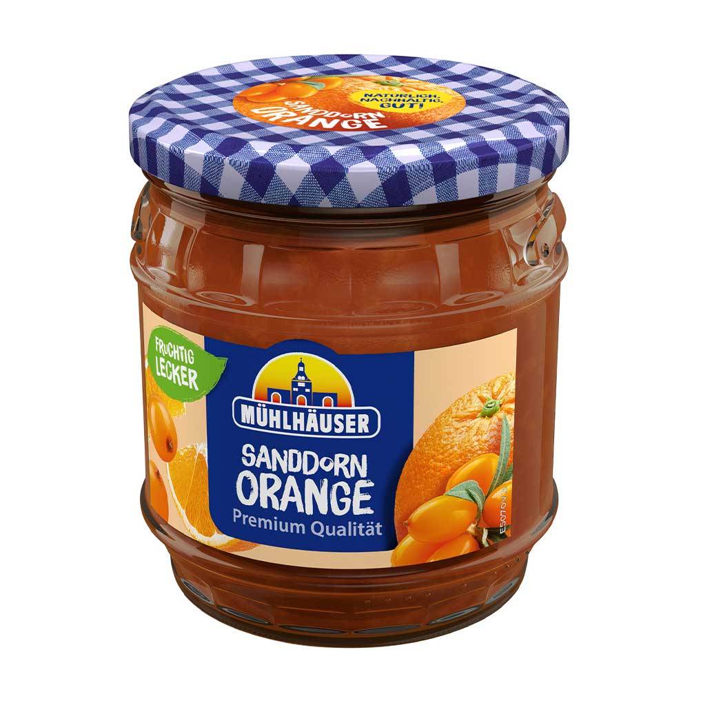 Muhlhauser Sea Buckthorn Orange Jam from Germany 1