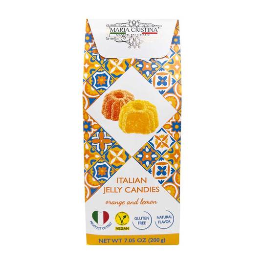 Maria Cristina Italian Vegan Orange Lemon Jelly Candies 1