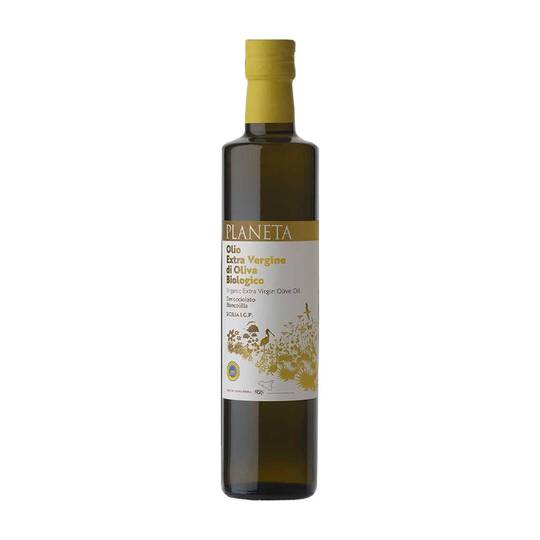 Planeta Organic Extra Virgin Olive Oil IGP from Sicily with Monocultivar Biancolilla 1