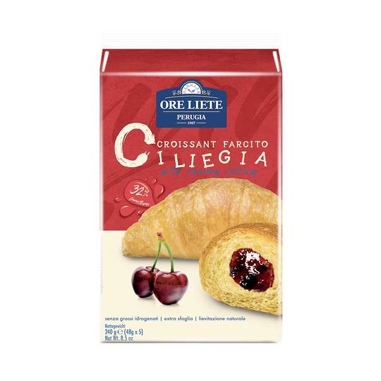 Ore Liete Italian Croissant with Cherry Filling 1