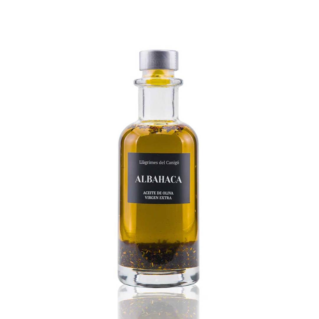 Llàgrimes del Canigó Premium Spanish Basil EVOO: First Cold Press, Argudell & Picual Blend 1