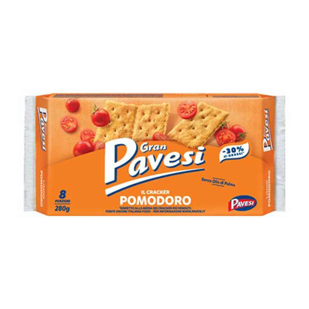 Pavesi Tomato Italian Saltine Crackers 1