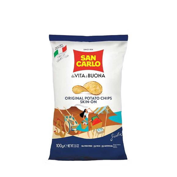 San Carlo Italian Classic Skin-On Potato Chips 1