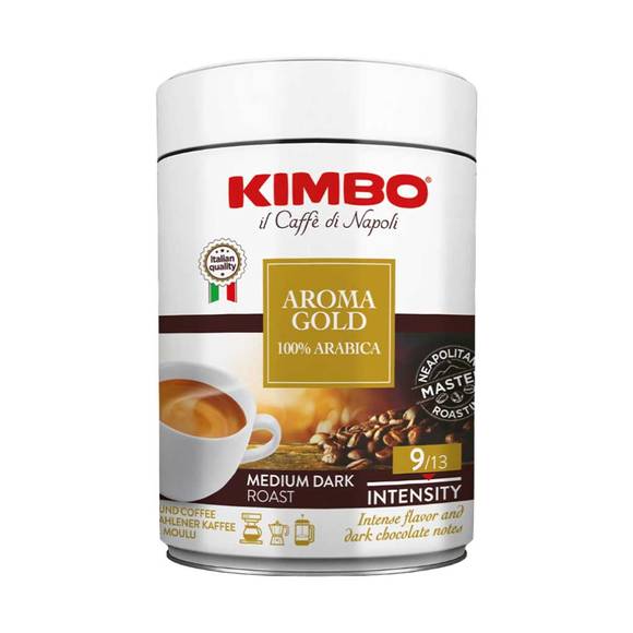 Kimbo 100% Arabica Aroma Gold, Medium Dark Roast 1