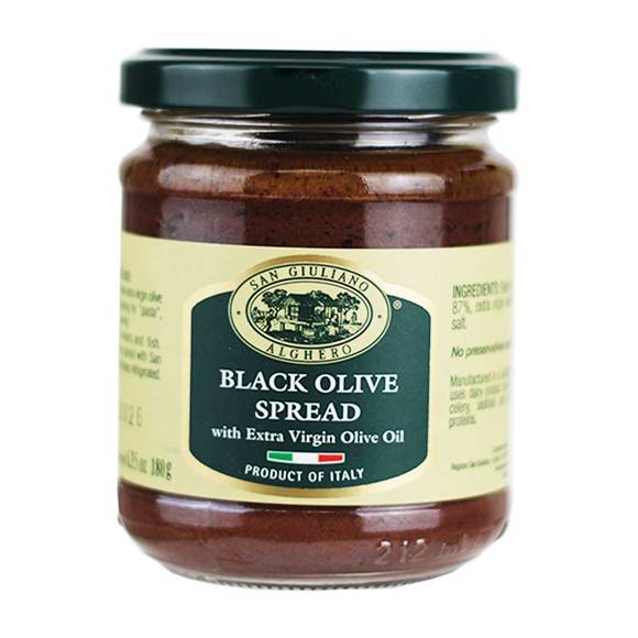 San Giuliano Black Olive Spread with EVOO 1