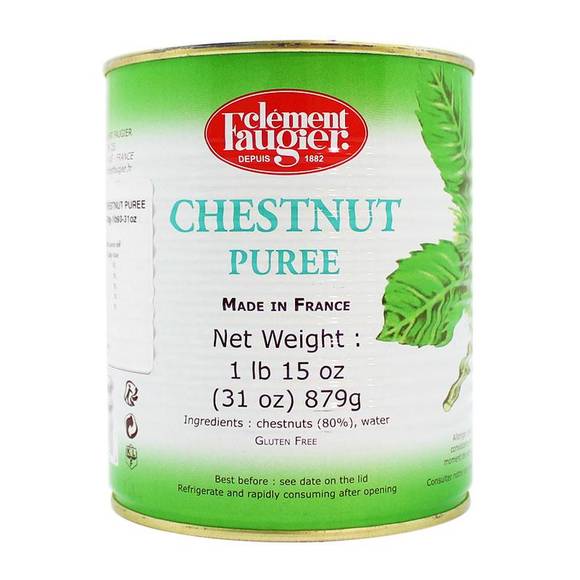 Clement Faugier Unsweetened French Chestnut Puree, Large 1