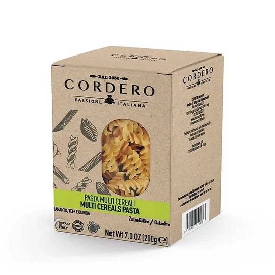 Cordero Organic Gluten Free Multi Cereal Fusilli 1