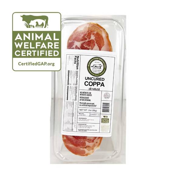 Niagara Food Specialties Super Premium Uncured Coppa Sliced 1