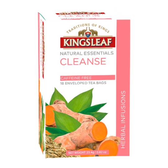 Kingsleaf Cleanse Ceylon Tea, Caffeine Free, 18 Bags 1