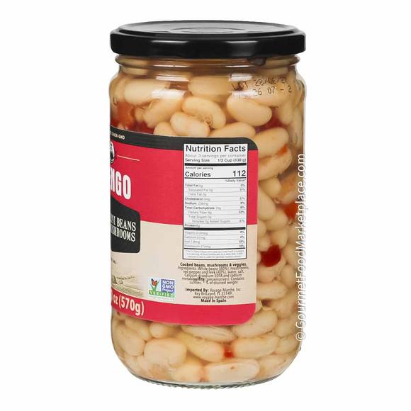 Luengo Cannellini Beans and Wild Mushrooms, Non-GMO 2