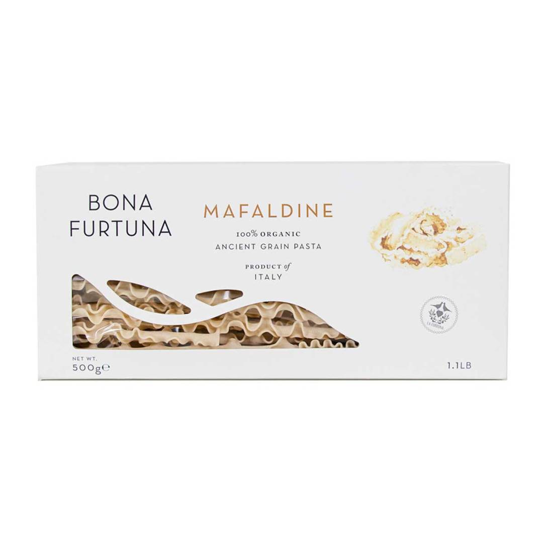 Bona Furtuna Italian Organic Ancient Grain Mafaldine 1