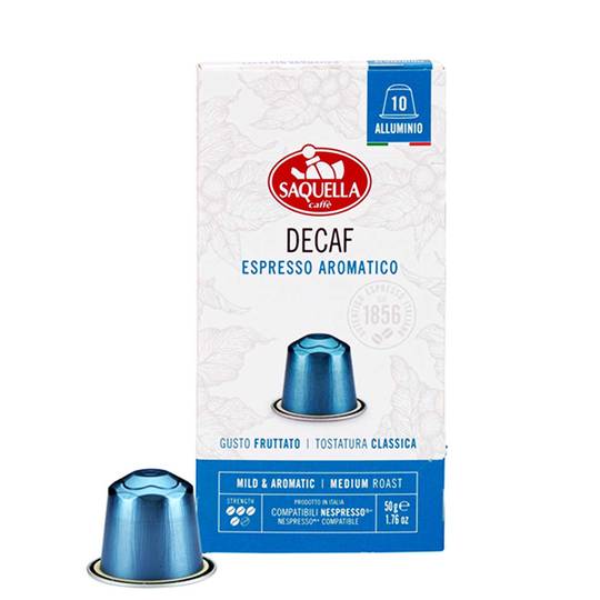 Saquella Decaf Espresso Aromatico, 10-Capsule Pack 1