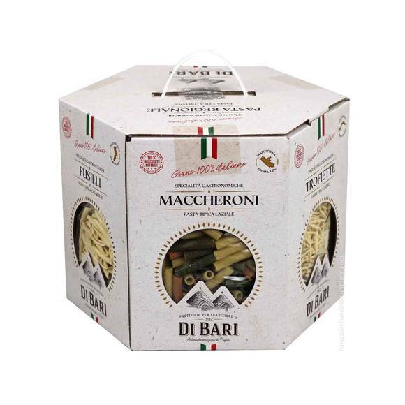 Di Bari 100% Italian Grain Pasta Briefcase: 6 Shapes, Bronze Cut 4