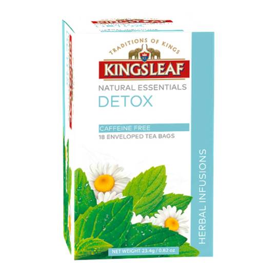 Kingsleaf Detox Ceylon Tea, Caffeine Free, 18 Bags 1