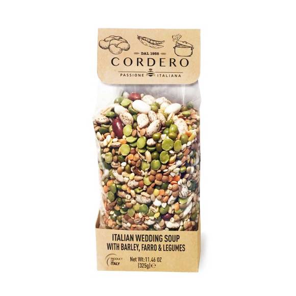 Cordero Italian Wedding Soup Mix with Barley, Farro & Legumes 1