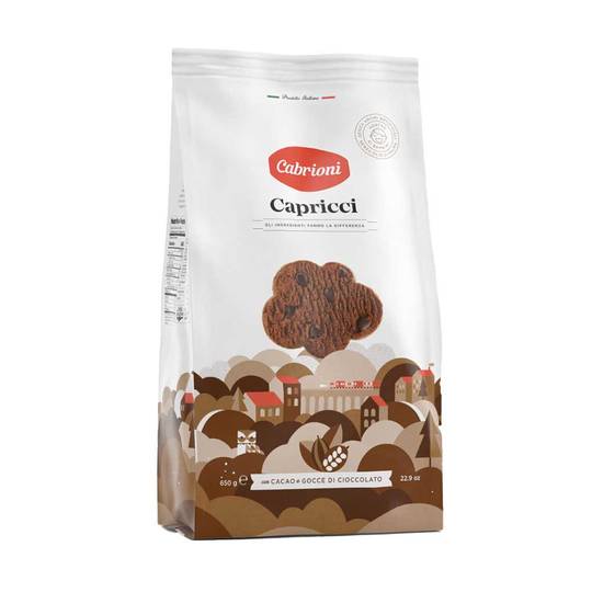 Cabrioni Chocolate Chip Capricci Cookies, Family Size 1