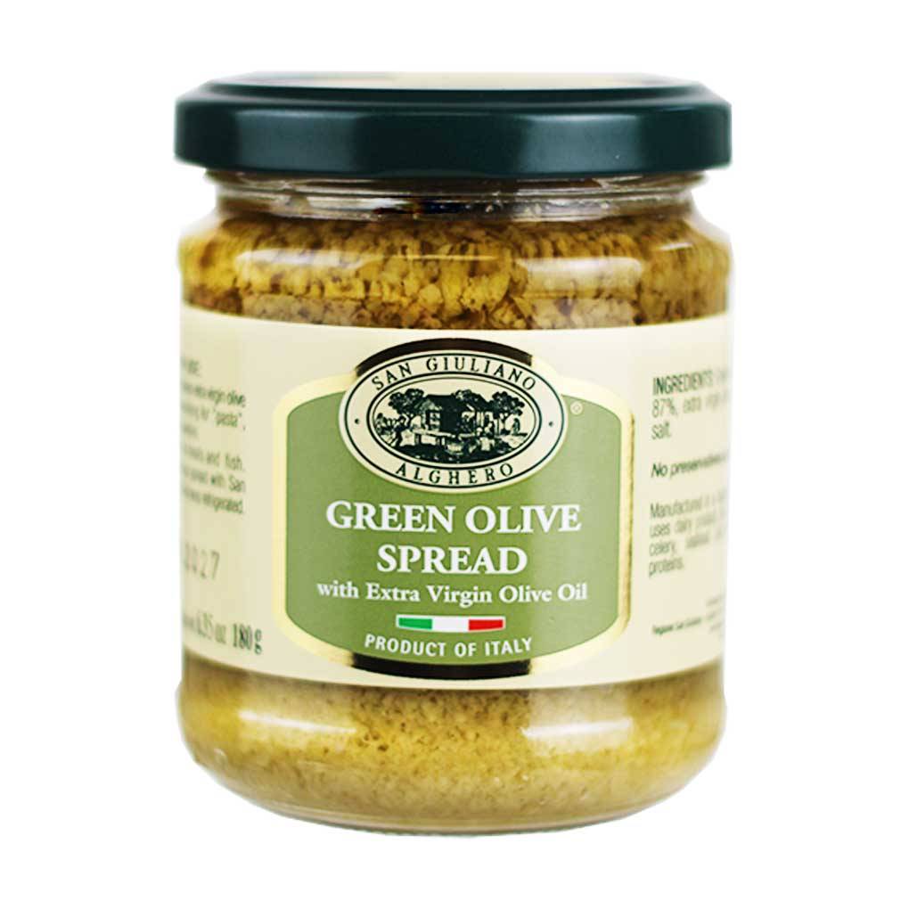 San Giuliano Green Olive Spread with EVOO 1