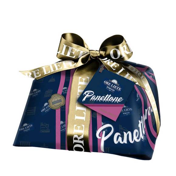 Ore Liete Panettone without Candied Fruits, Hand-Wrapped 1