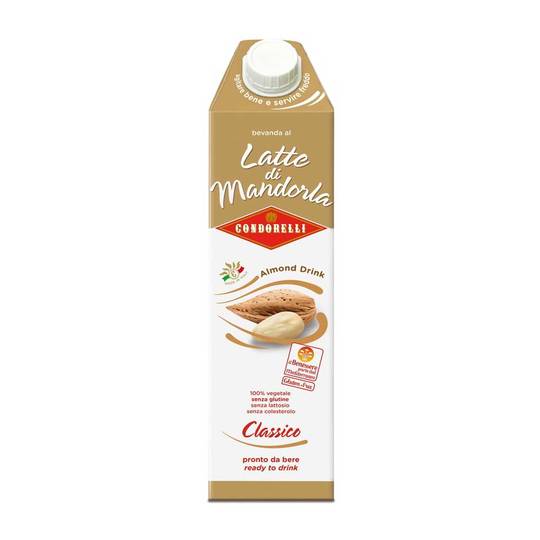 Condorelli Italian Almond Milk, Ready to Drink 1