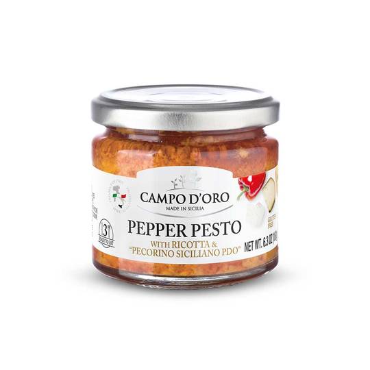 Campo d'Oro Pepper Pesto with Ricotta & Pecorino Siciliano PDO 1