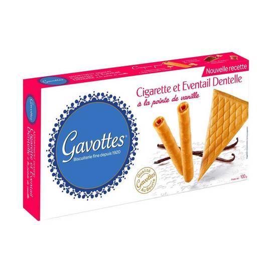 Gavottes French Crispy Rolled and Fan Wafers 1