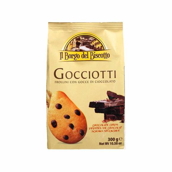 Borgo Del Biscotto Gocciotti Italian Cookies with Chocolate Chips 1