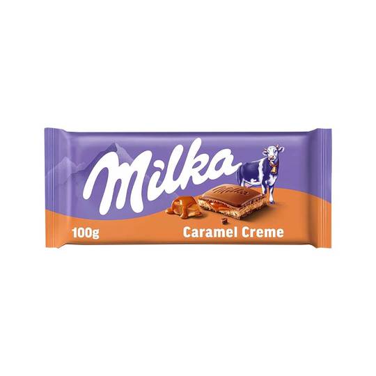 Milka Caramel Cream Milk Chocolate 1