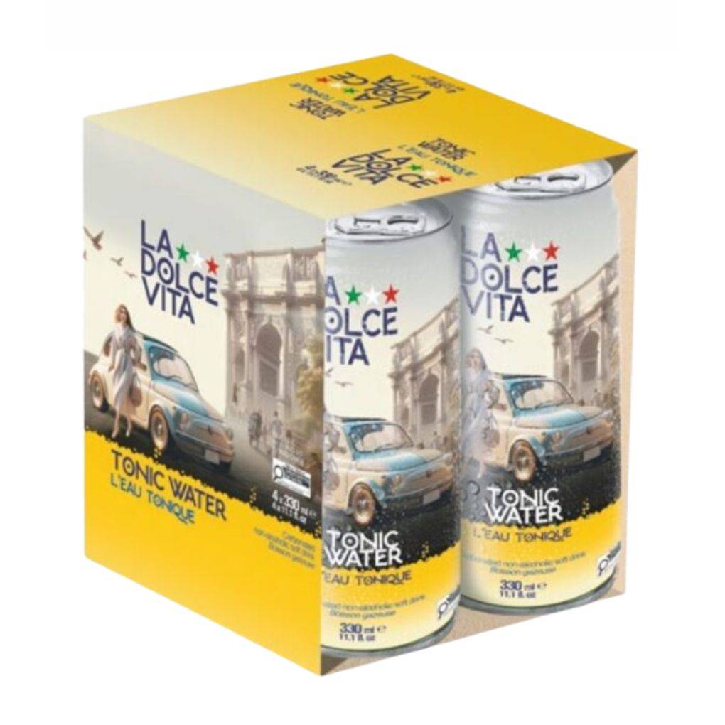 Dolce Vita Italian Tonic Water, 4-Pack 1