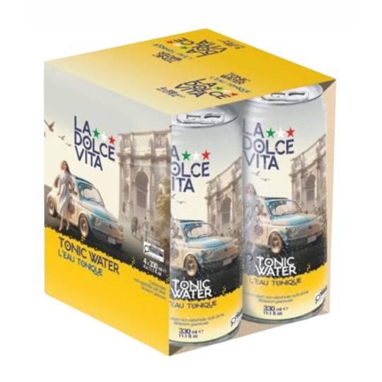 Dolce Vita Italian Tonic Water, 4-Pack 1