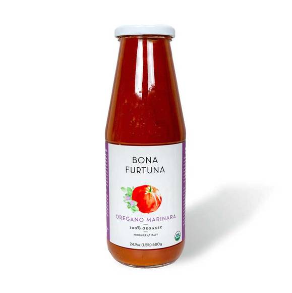 Bona Furtuna Organic Oregano Marinara Pasta Sauce 1