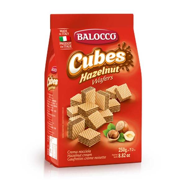 Wholesale Balocco Hazelnut Wafer Cubes