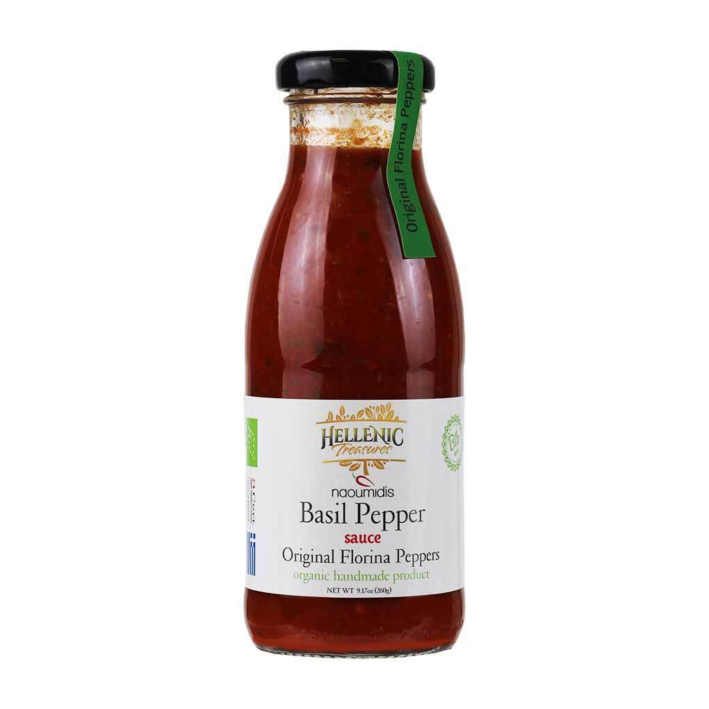 Hellenic Treasures Greek Handmade Organic Basil Pepper Sauce 1