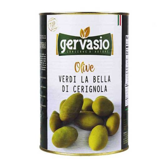 Gervasio Italian Green Cerignola Olives, Unpitted 1