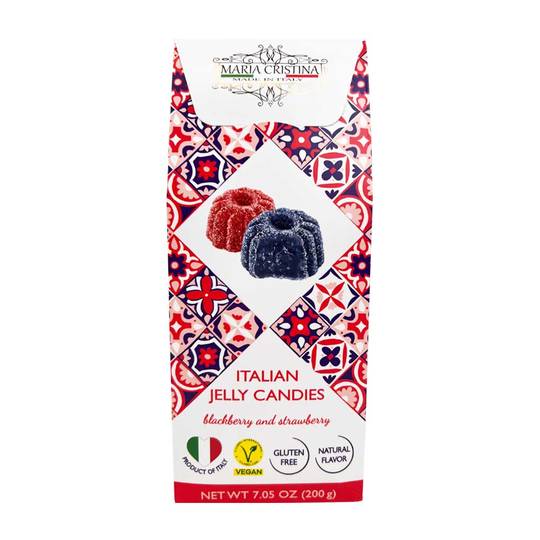 Maria Cristina Italian Vegan Blackberry Strawberry Jelly Candies 1