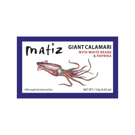 Matiz Giant Calamari with White Beans & Paprika 1