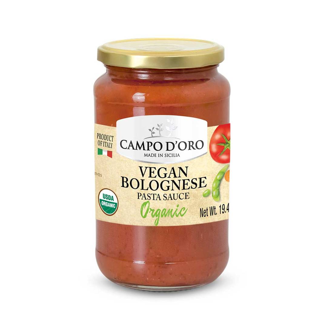 Campo d'Oro Organic Vegan Bolognese Pasta Sauce 1