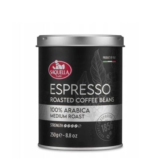 Saquella Espresso Roasted Coffee Beans, 100% Arabica 1