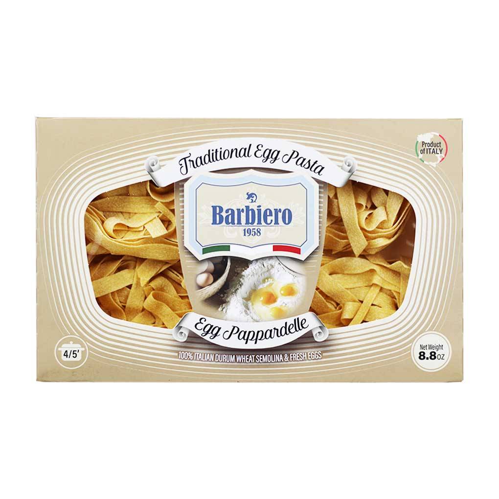 Barbiero Traditional Pappardelle Egg Pasta, 100% Italian Wheat 1