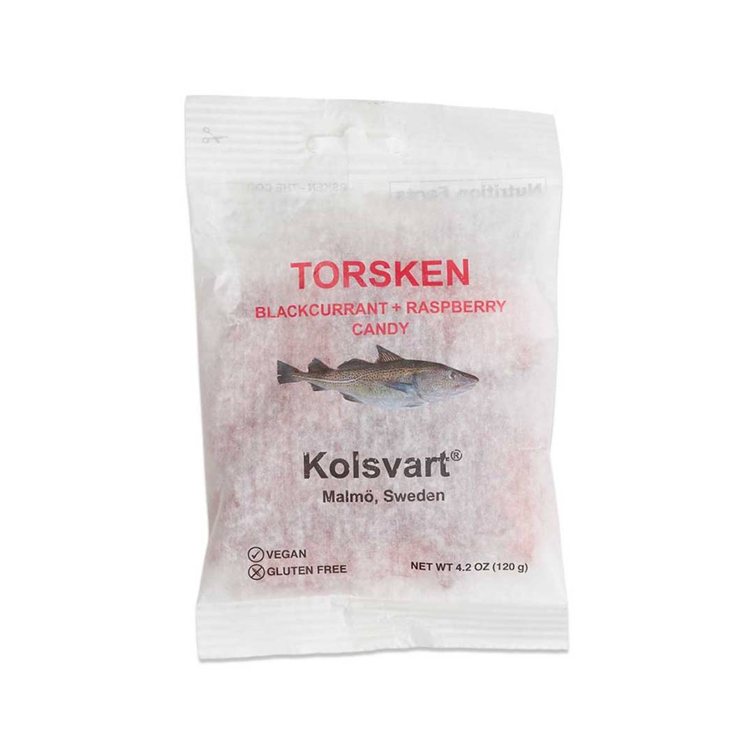 Kolsvart Blackcurrant & Raspberry Swedish Vegan Gummy 1