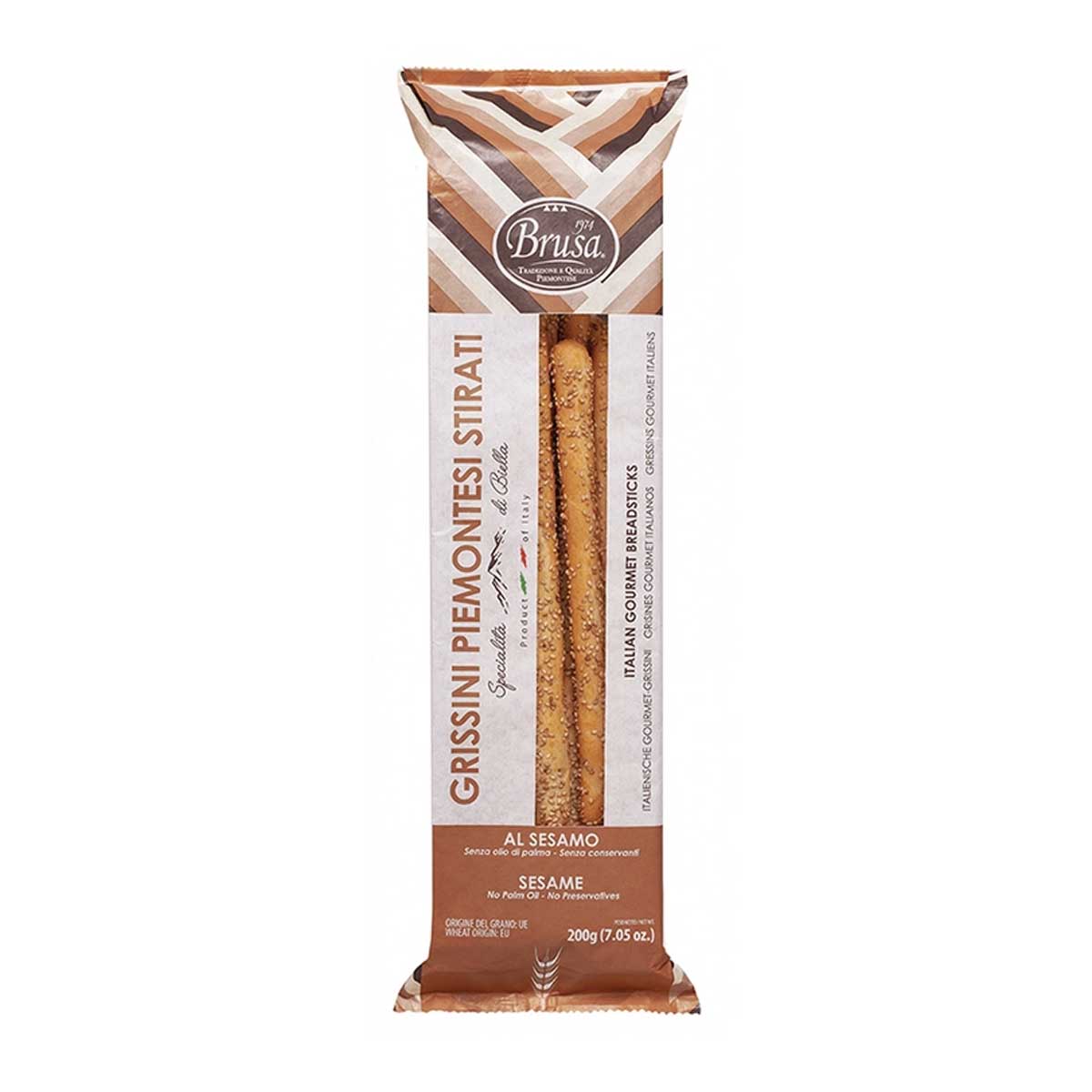 Wholesale Brusa Giant Sesame Seeds Grissini Breadsticks