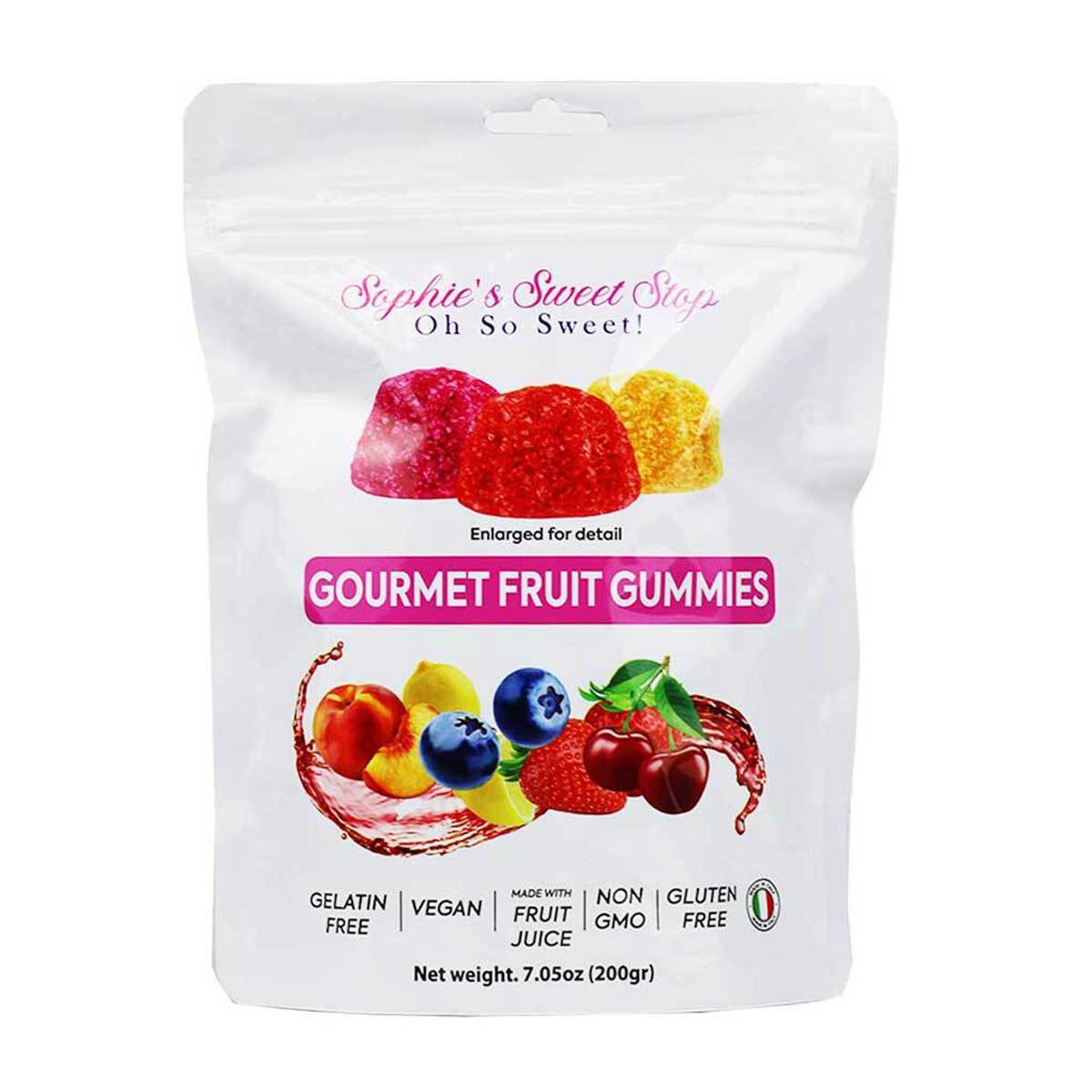 Wholesale Sophie's Sweet Stop Vegan Gourmet Fruit Gummies