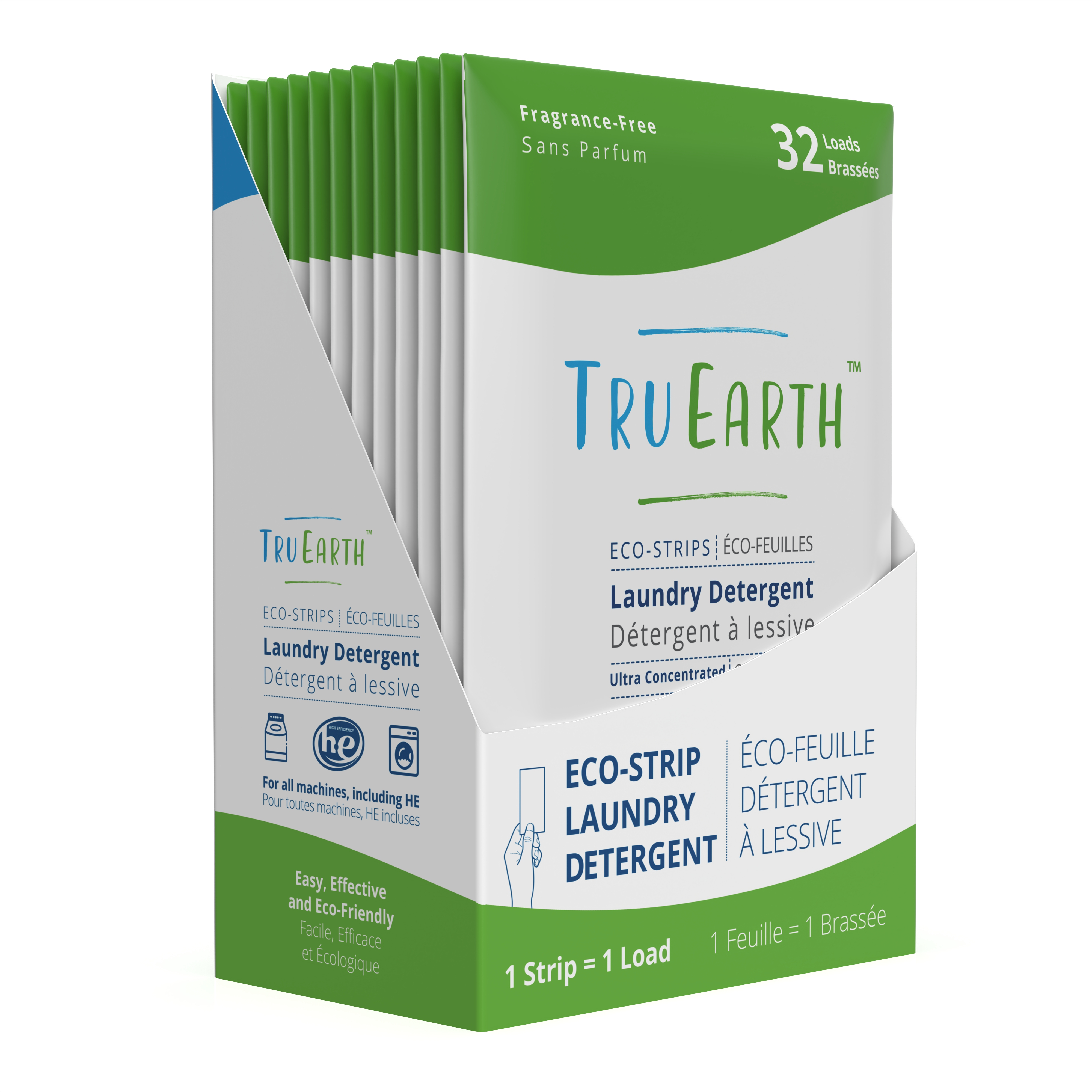 Eco-Strips Laundry Detergent | Fragrance-Free for sale